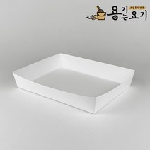 [용기는요기] 일회용 치킨 닭강정 속지 종이트레이 (600개 /대)