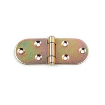 철물박사 CH 미싱경첩 반달 천연색 82*30mm 경첩 꺽쇠