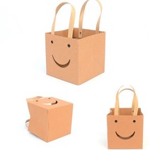 크라프트 쇼핑백 정사각 중형 브라운 폭넓은쇼핑백 선물용종이가방 바닥넓은쇼핑백 종이쇼핑백