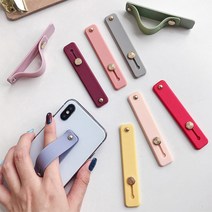 Heno 핑거 스트랩 그립톡 손목 줄 고리 손잡이 폰 스트랩 마그네틱 스트랩, 스마트톡, 화이트