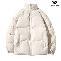 겨울 루즈핏 엠보 하이넥 패딩점퍼 남자 빅사이즈 WI034P