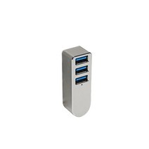 3 인 1 USB 3.0 허브 USB 분배기 노트북 어댑터 PC 컴퓨터 USB 충전 허브 노트북 분배기 Dell Lenovo HP 액세서리, 은