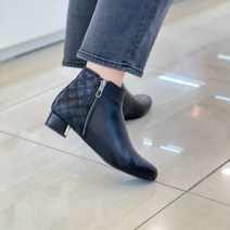 [미소페] 3cm 굽낮은 숏부츠 112146007-6