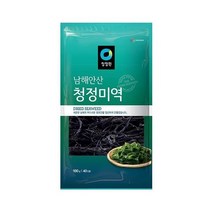 청정원 맛있는밑반찬 남해안산 청정 미역 40인분 맛있는 돌답례품 냉국 100g 간단한요리 간편식, 46개