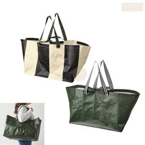 이케아 재활용 분리수거 함 가방 71L 가정용 자취 재활용백 보관함, 그린