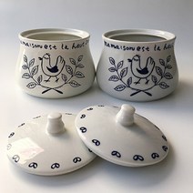 [mamaison] 마메종 마드모아젤 도자기 소스 플레이트 2종 택1 white2008, 크림, 1개