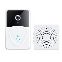 아파트 현관 인터폰 비디오폰 월패드 무선 비디오 초인종 카메라 WIFI 스마트 홈 전화 보안 보호 인터콤, 01 white