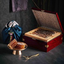 지리산뱀사골 [지리산뱀사골] 벌집꿀 선물세트 모음, 상세 설명 참조, 04-벌집꿀 2.8kg (고가구/선물용보자기)