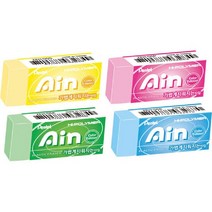 [RAΕ] 펜텔 아인 칼라 지우개 스카이블루 ZEH-05S 연필 문구 필기구 공부 컬러 샤프 사각 학생 ▷_4Ε470Ea, Ε본상품선택!