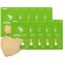 TS가드 KF94 새부리형 화이트 블랙 베이지 그레이 마스크 100매(5매 20팩) 현대홈쇼핑 판매중