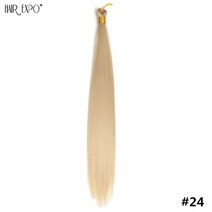 22 인치 합성 긴 스트레이트 헤어 익스텐션 여성용 613 실키 벌크 번들 엑스포시티, 01 22 inches_03 3 개/몫, 04 #24