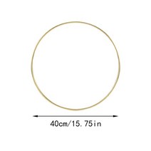 화관 생화같은조화 10-40cm 크리 에이 티브 철 골드 금속 반지 휴대용 화환 샤워, g