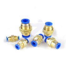 에어 원터치 퀵 커플러 Pneumatic Quick Fitting Tubes Connectors Straight 8mm 6mm 4mm 10mm 12mm OD Hose Tube O, OD 12mm