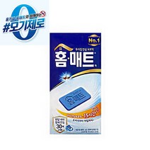 홈매트 30매 매트형 리필 교체용 홈매트 훈증기 리퀴드, 홈매트 리필형30매, 1개