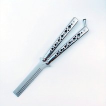 수공구원피스 CNC EDC 전술 칼 자동 Jackknife Standoff 2 나비 나이프 접이식 넥타이 Balisong 교육 핸드, 03 B01  White