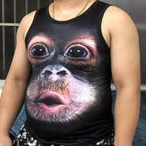 웃긴티셔츠 고릴라 티셔츠 얼굴 개그 원숭이