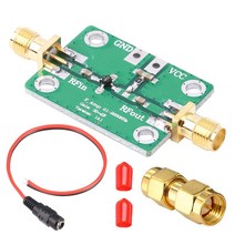 Youmile 0.1-2000MHz RF 광대역 증폭기 30dB DC 6V-12V DC 전원 케이블 암 SMA 남성 - 남성 커넥터 2 개 고무 커버가있는 신호 발생기 용 고 이득 저잡음 LNA 증폭기 모듈
