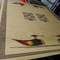 담양 명품 수공예 대나무 자리, 봉황무늬