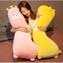 핫템 귀여운 동물 바디필로우인형 대형인형 롱쿠션베개, 기린