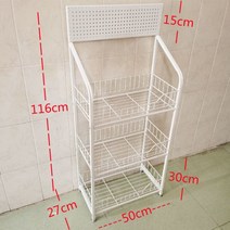 철제 마트 간식 선반 진열대 편의점 가정용 펜트리 선반 진열대 약국 슈퍼 가게 매대, J개
