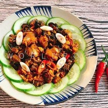 월드푸드 베트남 왕우렁이 요리세트 THIT OC BUOU XAO SA OT, 2세트, 500g