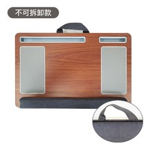테이블 스탠드 노트북 테이블 무릎 단단한 나무 다리 게으른 내장 마우스 패드 및 손목, 04 Mahogany