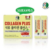 캐나다 석류콜라겐 연어 터키산 석류 파우더 저분자 피쉬 500Da 콜라겐 펩타이드 어류 생선 먹는 피부 비타민C 히알루론산 엘라스틴 분자량 달톤 갱년기 페르시아 여성과일 분말 가루, 4박스