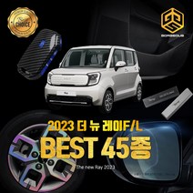 (골져스) 2023 신형 더뉴레이 페이스리프트 용품 튜닝 악세사리 모음, 06_YW 카본 키케이스 블랙(5버튼)
