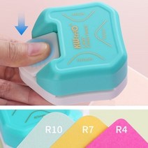 절단기 제단기 컷팅기 3 in 1 r4 r7 r10 플라스틱 펀칭 머신 diy 카드 종이 구멍 펀치 원형 패턴 사진 커터 도구 스크랩북 펀처