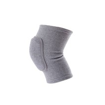 폴리에스테르무릎보호대 1PC 스포츠 압축 탄성 무릎 패드 관절염 구호 춤 피트니스 훈련을위한 두꺼운 스폰, 01 Gray_01 S