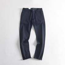 남자슬림일자 봄가을 사계절 룩 스키니 셀비지 데님 바지남자 심플 순면 코튼 약한탄력 롱 팬츠 2279826556
