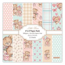 ZFPARTY-6 인치 싱글 사이드 프린트 사랑스러운 아기 패턴 크리에이티브 papercraft 아트지 핸드메이드 스, 한개옵션0