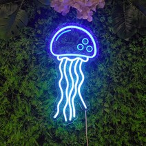 LED 인테리어 조명 아트네온 해파리 선물 네온사인, A형