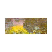 모네 [모네]명화 파노라마 캔버스 액자_4:1_수련석양(200x50cm), 단일옵션
