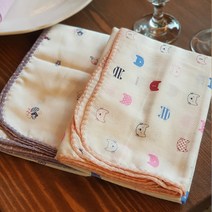 토미토미 블랭킷 거즈이불 순면기저귀 천기저귀 속싸개 유아담요, 라일락 장난감곰