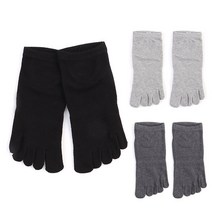 [오마샤리프]남성 발가락 스니커즈양말 색 백색 5족택1[4541]