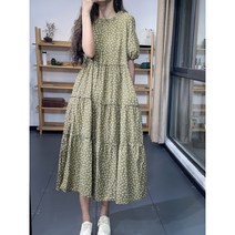 여름 린넨 루즈핏 원피스 2023 레트 일본 캐주얼 연령 감소 목적 모리 걸 플랄