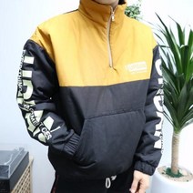 캐주얼 배색 아노락 패딩 점퍼 3color
