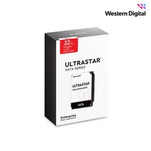 WD ULTRASTAR 22TB DC HC570 패키지 1PACK HDD (SATA3/7200RPM/512MB)
