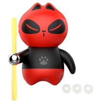 차량용 디퓨져 자동차 디퓨저 프로펠러 공기 청정기 냄새 스타일링 통풍구 향수 팬더 회전, 빨간색