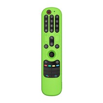 lg an-mr21gc mr21n21ga용 실리콘 케이스 lg oled tv magic remote an mr21ga 보호 커버용 보호 커버, 초록