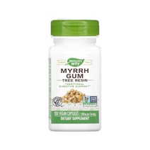 네이처스웨이 몰약 검 수지 1100mg 비건 100정, 1개, 기본