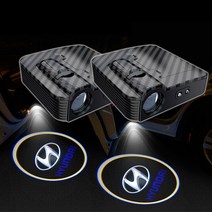 2세대 차량 도어로고라이트 레이져 익스테리어 센서형 도어빔 무드등, 1세트(본체2개), 353원피스
