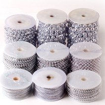 (R)은색 원구슬 1mm-12mm 체인구슬 비드줄 구슬줄, 4mm