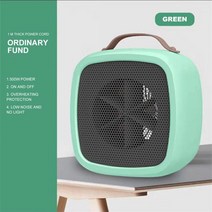 탁상용 미니히터 사무실 온풍기 휴대용 미니 전기 히터 500W 가정용 책상 따뜻한 공기 팬 난방 기계, 03 03 electric heater_01 500W