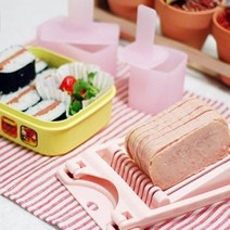 바보사랑 색상랜덤 쉬운 스팸 무스비 김밥 만들기 틀.필레오상점, 대형틀／큐브틀, 대형틀/큐브틀