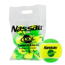 낫소 COOL Ball _그린볼_테니스공 12개입 _T_1105