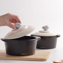 국산 계란찜 된장찌개 미니 1인 하이라이트 직화 뚝배기, 모던 뚝배기 대