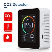 공기 모니터 CO2 측정기 품질 감지기 이산화탄소 센서 온실 온도 습도, 한개옵션0
