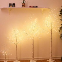 크리스마스 자작나무 USB 트리 100cm 화이트트리, 단품